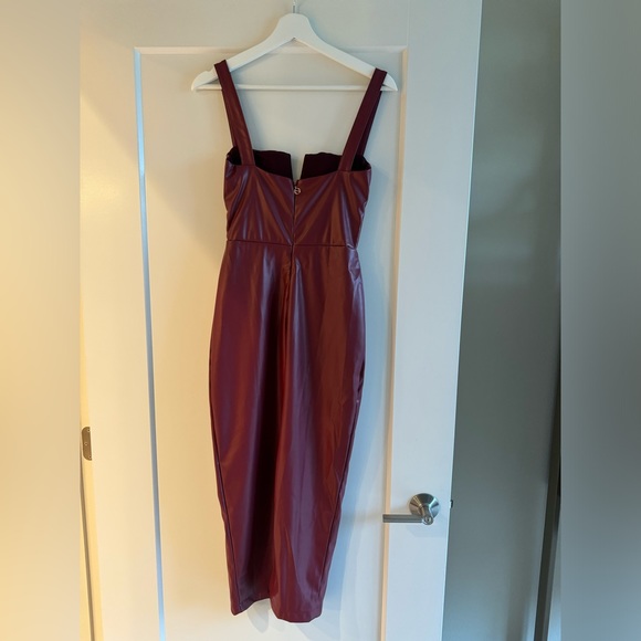 NWT NOOKIE Leona Midi Dress in Wine size Small - Picture 7 of 7
